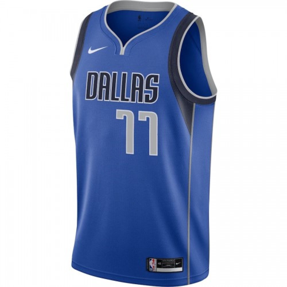 Men's Dallas Mavericks Luka Doncic #77 Royal 2020/21 Swingman Jersey - Icon Edition-Pro Kit Vault | Brand New 26/27 Sports Jerseys